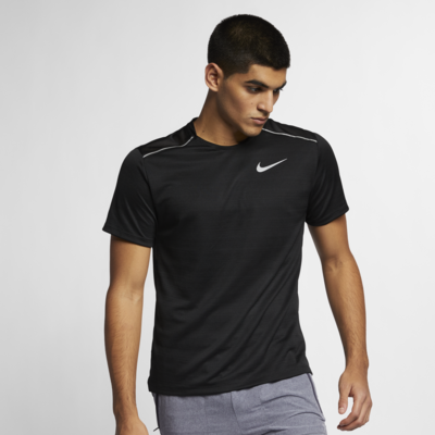 Nike Dri FIT Miler Men s Short Sleeve Running Top. Nike AU